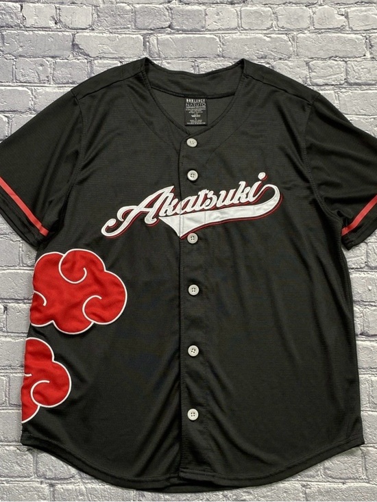 Boxlunch Other - Box Lunch Exclusive Naruto Shippuden Akatsuki Baseball Jersey